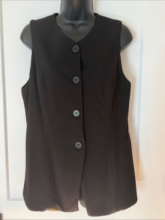 OGL Jackets & Blazers - OGL Women’s Black Vest/Waistcoat Size Large